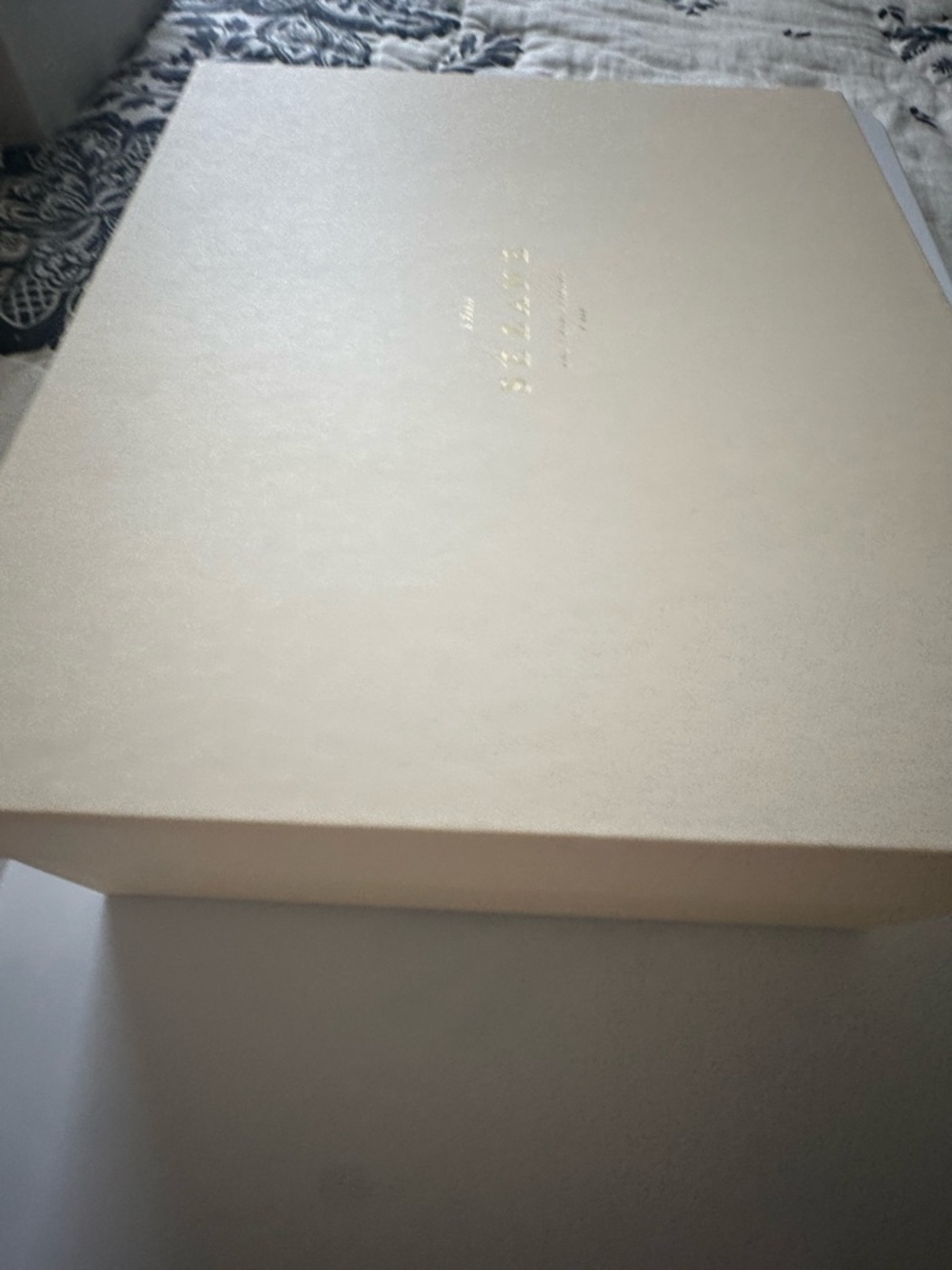 Sezane Cream Shoe Box w/ Dust bag